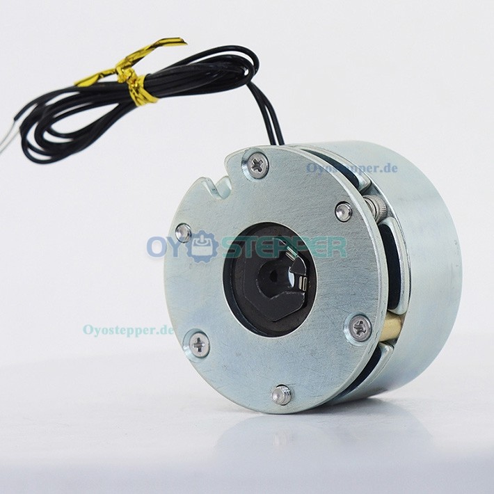 Oukeda Runde DC-Bremse (nicht erregt), 2 Nm, 24V, für 57 mm / 60 mm BLDC-Motor oder NEMA 23 Schrittmotor